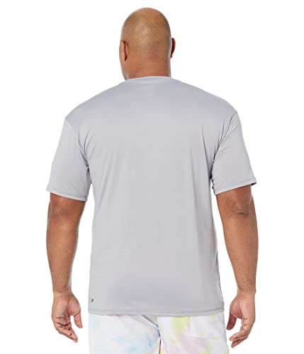Quiksilver Men's Standard Solid Streak Ss Short Sleeve Surf Tee Shirt Rashguard, Sleet, Medium2