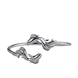Pulsera Piscis Mujer Plata 925 Estilo Señora Pulsera Ajustable