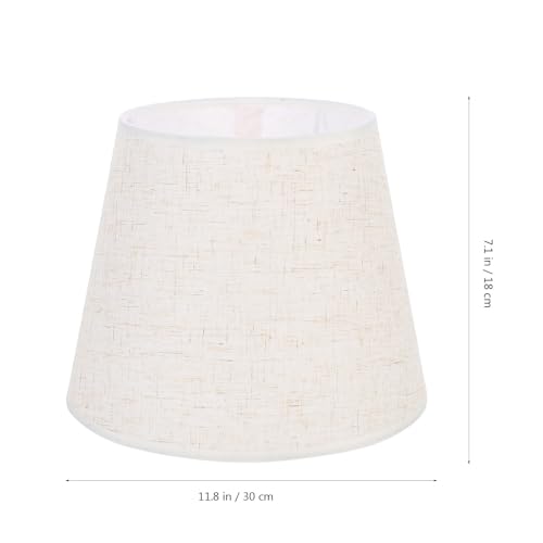 PRETYZOOM Pantalla Beige Claro para Lámparas de Mesa y Salón 2