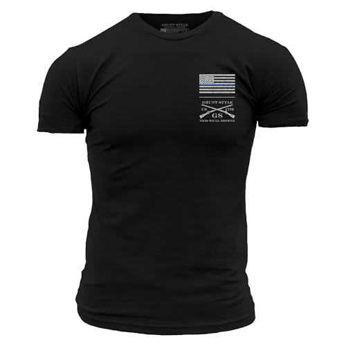 Grunt Style Vigilance and Valor Men's T-Shirt2