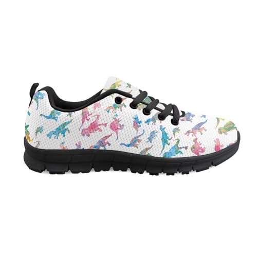 SYtrade Women's Walking Shoes Sports Sneakers Breathable Mesh Upper - Breathing Shoes Black Sole2