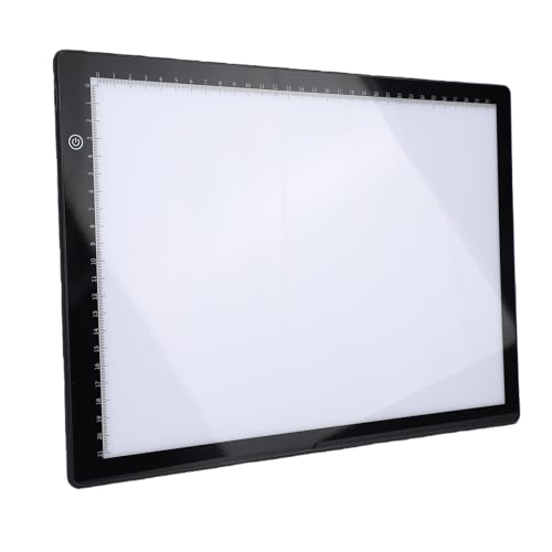 Hamwesh Visor de Diapositivas con Caja de luz, escáner de Negativos y Diapositivas, escáner LED Ultrafino A4 con atenuación de 3 Niveles, aplicación Gratuita y alimentación USB-C.