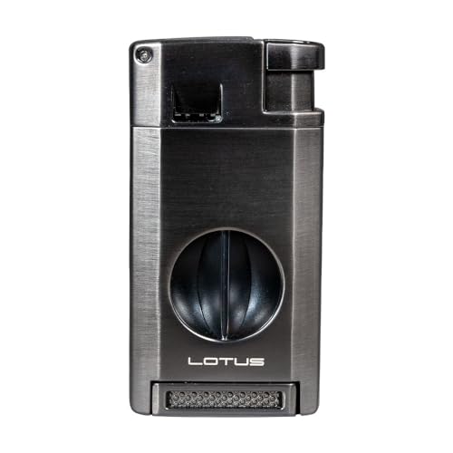 Encendedor Lotus Excalibur doble llama con cortador miniatura 1