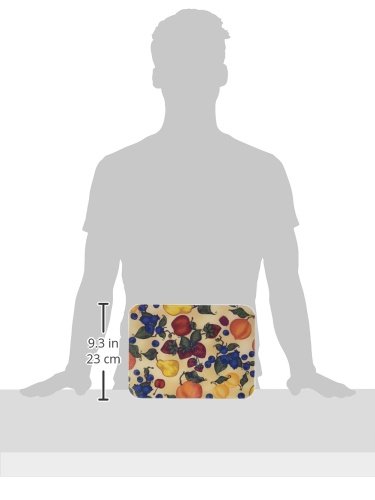 Tabla de cortar rectangular de vidrio templado 12x9 pulgadas miniatura 2