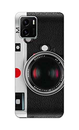 Image of Printed Hard Back Cover Case for Vivo Y01 | Vivo Y01A Back Cover (Vintage Camera) -702