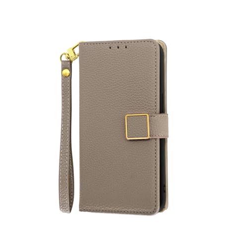 Rfvzubemok Compatible con Huawei P Smart Z / Y9 Prime 2019,Compatible con Honor 9X / 9X Pro El Soporte se Puede Girar Funda de Billetera con Ranura para Tarjeta y Cierre magnético Brown