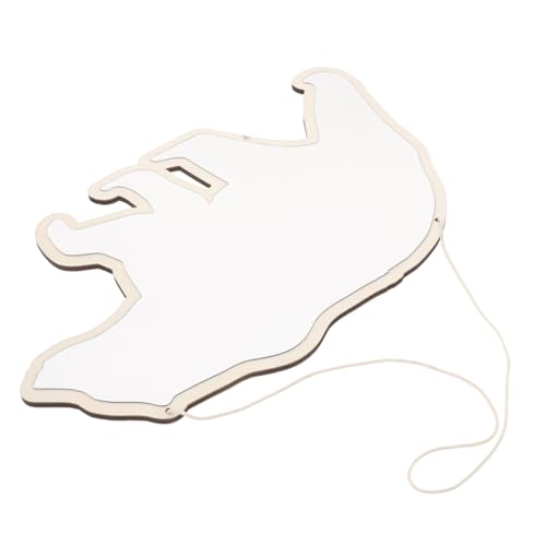 HONMEET Cute Bear Shape Boys and Girls Makeup Mirror Acrylic Hanging Mirror for Girls Bedroom Decor