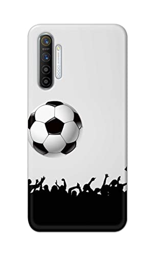 Image of Printed Hard Back Cover Case for Realme XT | Realme X2 | Oppo K5 Back Cover (Football Icon) -702