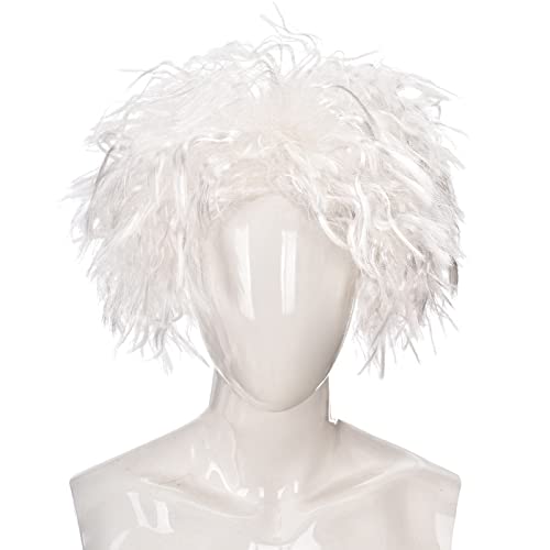Qnprt QN-KIDSSCIWIG-WHITE-L Kids Mad Scientist Halloween Costume Accessories thumb #1