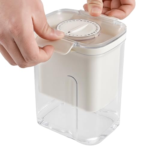 Greek Yogurt Strainer with Lid Compact Yogurt Whey Separator Food Grade Greek Yogurt Maker Strainer with Timer for Yogurt Cheese 18×13.3×9.7cm Reusable Yogurt Filter Maker Yogurt Separator