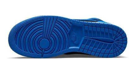 Image of Jordan Big Kid's Air 1 Retro High OG Black /Royal Blue-White (FD1437 042)