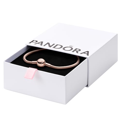 Pandora Moments Snake Chain Bracelet - Compatible Moments Charms - Charm Bracelet for Women - Gift for Her, With Gift Box