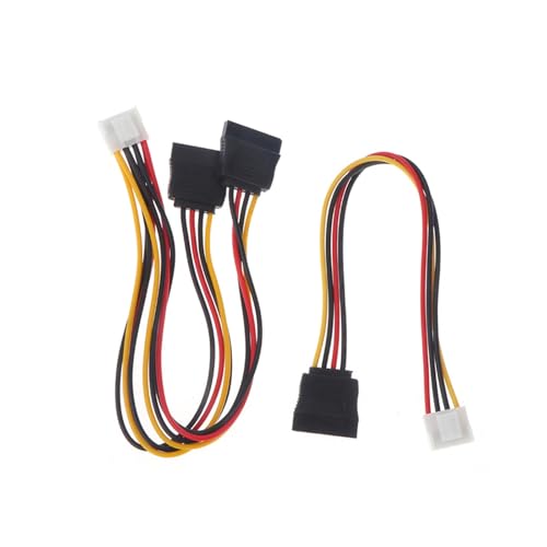 Cable adaptador 4 Pin a SATA para alimentación miniatura 3