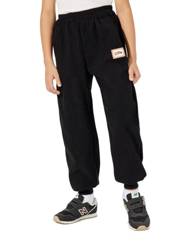 Boys 2111988601 Patch Design Corduroy Joggers 9 Years-10 Years Black