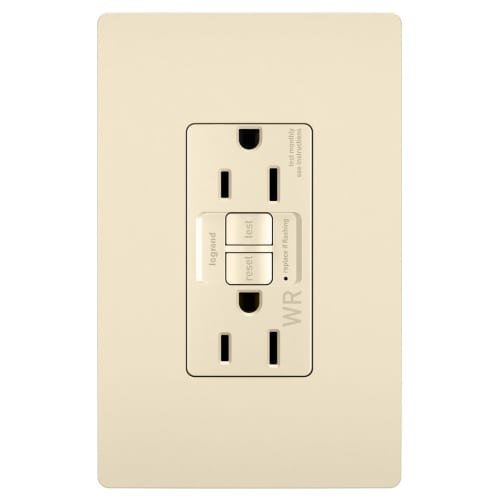 Legrand radiant 15 Amp Weather Resistant GFCI Duplex Outlet Ivory 1 Pack by Legrand - Used condition - Image 5