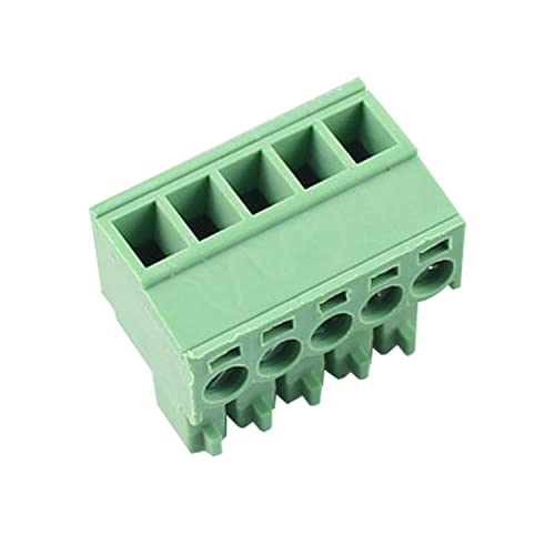 Bloque de terminales para PCB de 5 pines con paso de 3,5 mm y fijación de tornillo separado 5