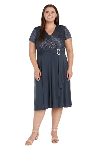 Image of R&M Richards Women's Opulent Flow Evening Dress