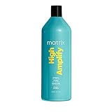 Matrix High Amplify Volumizing Shampoo | Instant Lift & Lasting Volume | Silicone-Free | Boost Structure in Fine, Limp Hair | Salon Professional Shampoo | Packaging May Vary | 33.8 Fl. Oz.