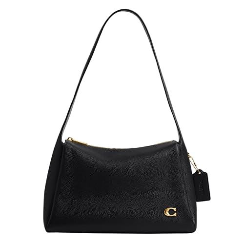 Polished Pebble Leather Lola Shoulder Bag