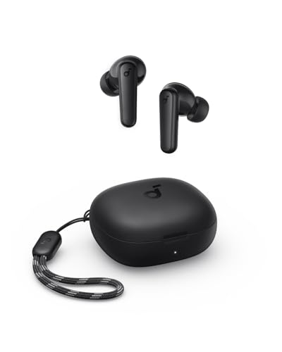 soundcore by Anker P20i Kabellose Bluetooth Kopfhörer in-Ear, 10mm Treiber, Bluetooth 5.3, Anpassbarer EQ, 30 Std. Spielzeit, IPX5 wasserfest, 2 Mikros mit KI, einzeln verwendbar (Schwarz)