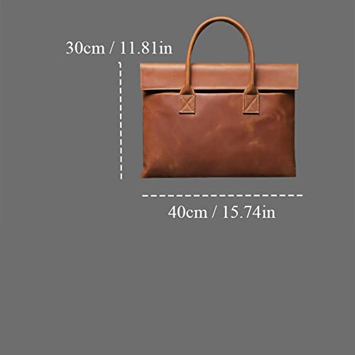 Briefcases Messenger Bags Laptop Bag Men Genuine Leather Briefcase Business Handbag Messenger Bags Laptop Bag Notebook Case Sleeve Male Vintage Shoulder Travel Bags2