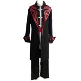 EChunchan Castlevania Vampire Dracula Cosplay Costume Halloween Christmas New Year Party Costume (Male L)