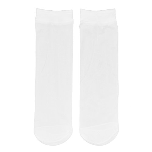 Image of Women's 10-12 Pairs Ankle High Sheer Nylon Socks