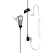 Midland MA31-L Microfono con Mono Auricolare Pneumatico, Accessorio per Radio Ricetrasmittenti con Doppio Jack/Pin Midland PTT e VOX Selezionabili immagine