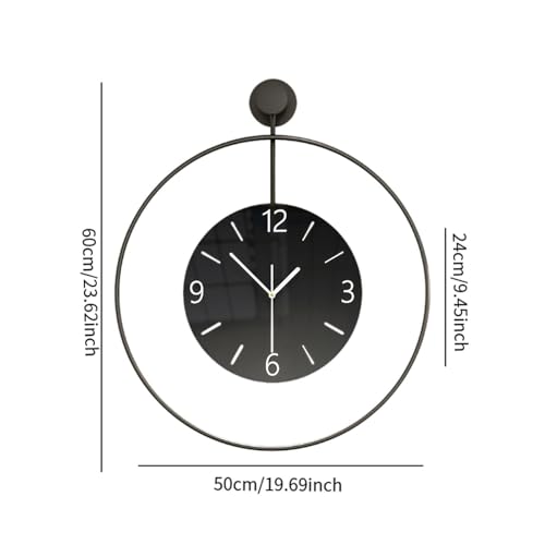 Ornement suspendu horloge murale décorative haut de gamme