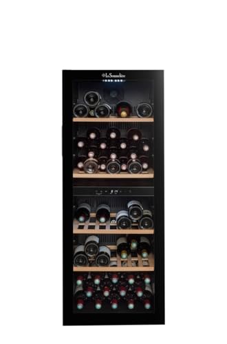 LA SOMMELIERE Cave de mise à température double zone SLS90DZ 91 Bouteilles