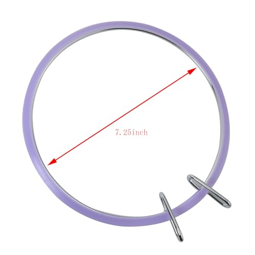 Image of DGBRSM 7.25 inch Metal Spring Tension Embroidery Hoops Embroidery Tension Shed Cross Stich Hoop Darning Hoops