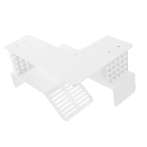 Sosoport Turtle Basking Platform Durable Tortoise Resting Terrace with Climbing Ladder for Reptile Habitat Creative Dual Level Design for Aquatic Turtles and Pets