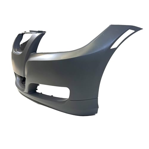Image of FitParts Compatible with BMW 3-Series 2009-2012 Front Bumper Cover | Primed, With Fog Light Holes, Without Parking Sensor Holes, Sedan /Wagon, Ready to Paint, OEM 51117226709, BM1000212