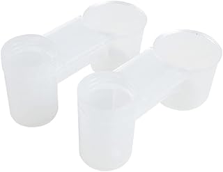 HAPINARY 10 Pçs Bebedouro De Pássaros Bebedor De Água De Pombo Bebedor De Pássaros Bebedor De Pássaros Bebedor Automático De Pássaros Prato Garrafa De Água De Estorninho Alimentador De