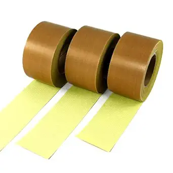 JONSON Teflon Tape useful in Heat Sealing Machine & Industrial Equipment,Resists Chemicals,Heat Sealing Application (10mm X 10 Mtr)