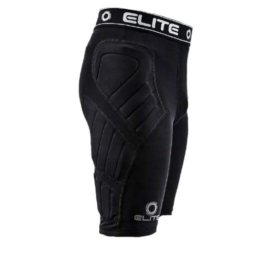 Elite Sport Goalkeeper Men’s Compression Shorts – Black2
