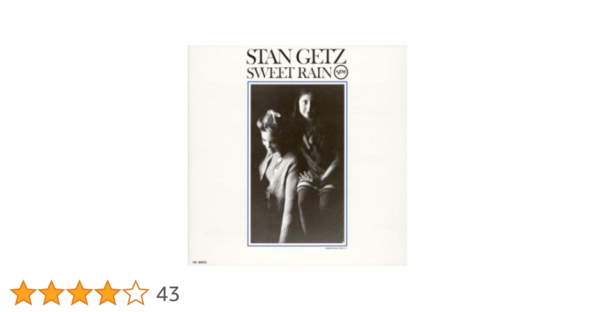 ジャズレコード　スタン・ゲッツ　スイートレイン Stan Getz – Sweet Rain – Vinyl (Gatefold, LP, Album, Stereo