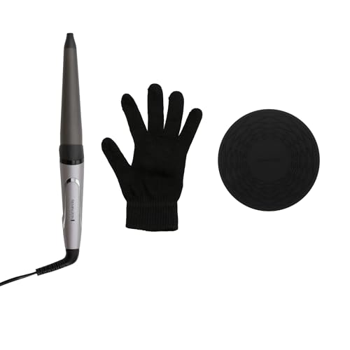 Remington Boucleur à cheveux [Technologie intelligente StyleAdapt™ ajuste la chaleur au cheveu] PROluxe You (19–32 mm, revêtement céramique+diamant, 9 réglages 130–210°C, boucles longue tenue) CI98X8
