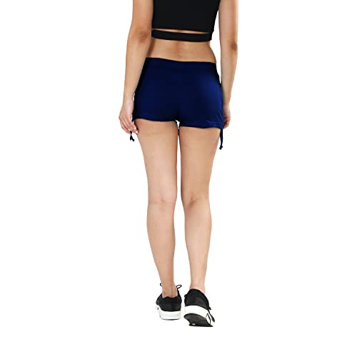 Image of TWGE Womens Cotton Hot Shorts - Short Pants for Ladies Stretchable Athletic Shorts Comfortable Fit with Elastic Waistband - Active Wear Ideal for Gym Yoga & Nightwear