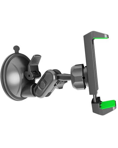 Image of Universal Mirror Shower Phone Holder, Multi-Directional Dual 360 Degree Rotating Suction Cup Phone Wall Mount stand, Tiktok Youtube Vlog Video Recording Kit, airplane travel essentials accessories
