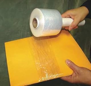 Value Brand, 15A930, Hand Stretch Wrap, Clear, 1000 ft.L, 3In W