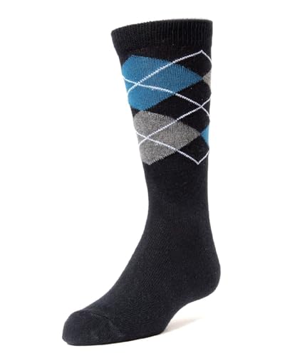 MeMoi Prim and Preppy Boys Cotton Blend Argyle Socks