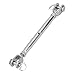 TOOLSGO Turnbuckle Rigging Screw Jaw M6 304 Stainless Steel Jaws Marine Grade for Marine Sailing Boating and Industrial Applications