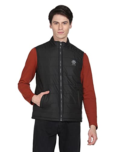 Image of U.s.polo association men's solid sleeveless puffer jacket