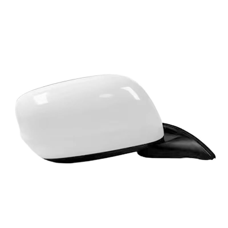 Coque rétroviseur Honda blanc droit sans clignotant rabattable manuellement