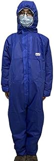 KzwuwuR Disposable Protective Cloth Anti-Dust Isolation Uniforms Non-Porous Breathable Hooded Jumpsuit Clean Nursing