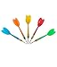 interbusiness BBstep Steel Tip Dart Colorful Dart 15pcs 6g Assorted Color. (Colorful 15pcs-F, Medium)