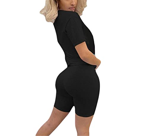 T-shirt surdimensionné femme pour éviter l'inconfort | Combinaison sport été ensemble deux pièces