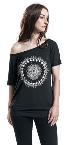 T-Shirt Gothic Di Gothicana By Emp - Can You Read My Mind - S A 5XL - Donna - Nero - 2