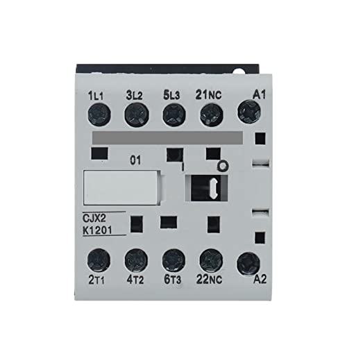 Contacteur CJX2-K Mini AC 220V 50/60Hz triphasé pour rail Din en électricité industrielle